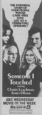 SOMEONE I TOUCHED / James Henerson 1974 TV Movie Script, Cloris Leachman drama