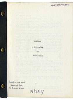 SORCERER (ca. 1975) Vintage original film script for Georges Arnaud adaptation