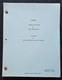 Spectre 1977 Tv Movie Script Gene Roddenberry Star Trek Norway Productions Rare