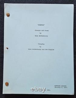 SPECTRE 1977 TV Movie Script Gene Roddenberry Star Trek Norway Productions Rare
