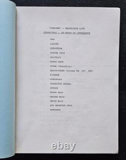 SPECTRE 1977 TV Movie Script Gene Roddenberry Star Trek Norway Productions Rare