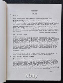 SPECTRE 1977 TV Movie Script Gene Roddenberry Star Trek Norway Productions Rare