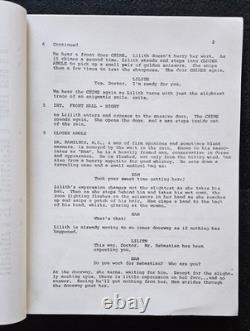 SPECTRE 1977 TV Movie Script Gene Roddenberry Star Trek Norway Productions Rare