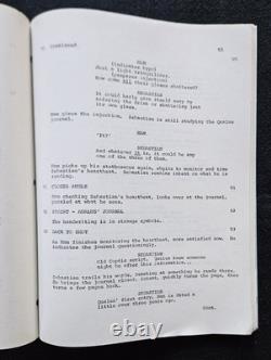 SPECTRE 1977 TV Movie Script Gene Roddenberry Star Trek Norway Productions Rare