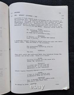 SPECTRE 1977 TV Movie Script Gene Roddenberry Star Trek Norway Productions Rare