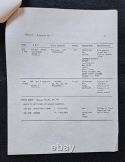 SPECTRE 1977 TV Movie Script Gene Roddenberry Star Trek Norway Productions Rare