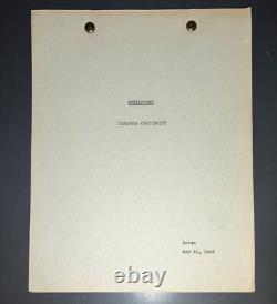 SPELLBOUND ('45-'61) Rare Hitchcock / Selznick Continuity Script Archive + COA