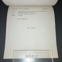 SPELLBOUND ('45-'61) Rare Hitchcock / Selznick Continuity Script Archive + COA