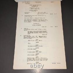 SPELLBOUND ('45-'61) Rare Hitchcock / Selznick Continuity Script Archive + COA