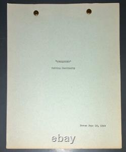 SPELLBOUND ('45-'61) Rare Hitchcock / Selznick Continuity Script Archive + COA
