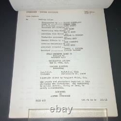SPELLBOUND ('45-'61) Rare Hitchcock / Selznick Continuity Script Archive + COA