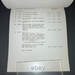 SPELLBOUND ('45-'61) Rare Hitchcock / Selznick Continuity Script Archive + COA