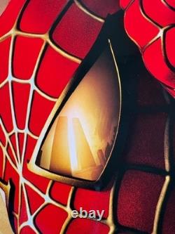 SPIDER-MAN 2002 Original Advance recalled Twin Towers rolled glossy 1-sheet SPIDER-MAN 2002 Original Advance recalled Twin Towers rolled glossy 1-sheet