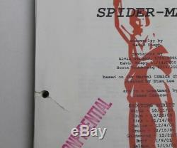 SPIDER-MAN / Stan Lee 2001 Movie Script Screenplay Tobey Maguire as Peter Parker