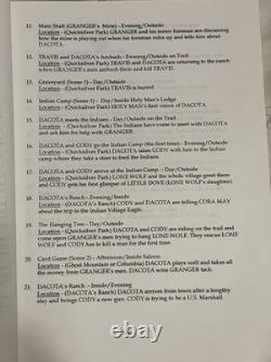 SPIRIT OF AN OUTLAW Original Film Script / Treatment Early Draft With Notes