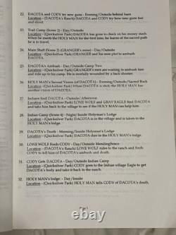 SPIRIT OF AN OUTLAW Original Film Script / Treatment Early Draft With Notes