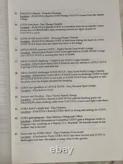 SPIRIT OF AN OUTLAW Original Film Script / Treatment Early Draft With Notes