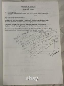 SPIRIT OF AN OUTLAW Original Film Script / Treatment Early Draft With Notes
