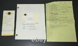 STANDOFF (1996) Andrew Chapman Movie Script Revised Draft Casting Notes COA