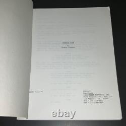 STANDOFF (1996) Andrew Chapman Movie Script Revised Draft Casting Notes COA