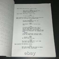 STANDOFF (1996) Andrew Chapman Movie Script Revised Draft Casting Notes COA