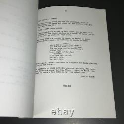 STANDOFF (1996) Andrew Chapman Movie Script Revised Draft Casting Notes COA
