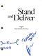 Stand And Deliver Cast Signed Autograph Movie Script Full Screenplay X3 Coa
