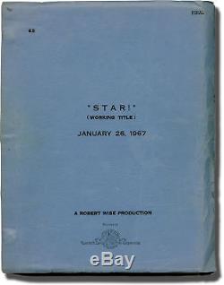 STAR Original screenplay for the 1968 film signed by director Robert #128866