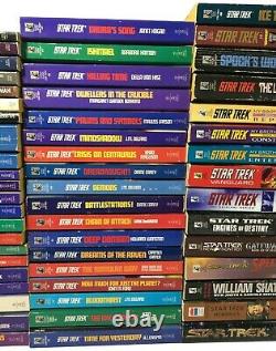 STAR TREK Original Series Pocket PAPERBACK Book Lot of 55 Sci-Fi Movie SPOCK