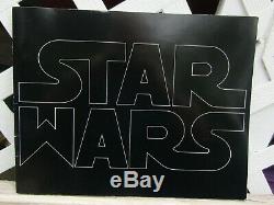 STAR WARS 1977 Original Promotional movie Exhibitor Book extremely rare