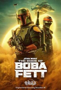 STAR WARS BOOK OF BOBA FETT MOVIE POSTER 2 Sided ORIGINAL 27x40 Promo FINAL NEW
