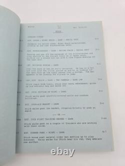 STICK / Elmore Leonard 1983 Screenplay, Burt Reynolds & Candice Bergen film