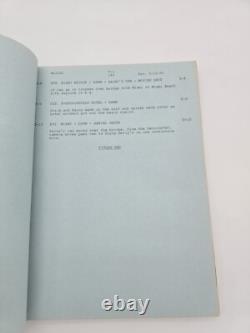 STICK / Elmore Leonard 1983 Screenplay, Burt Reynolds & Candice Bergen film