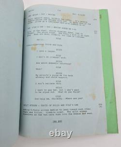 STICK / Elmore Leonard 1983 Screenplay, Burt Reynolds & Candice Bergen film