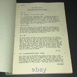 STING II 1981 Original Movie Script Universal First Draft 119 Pages White COA