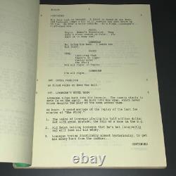 STING II 1981 Original Movie Script Universal First Draft 119 Pages White COA