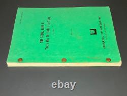 STING II 1981 Original Movie Script Universal First Draft 119 Pages White COA