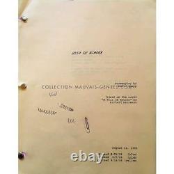 STIR OF ECHOES Original Movie Script 9x12 in. 1999 David Koepp, Kevin Bac