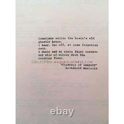 STIR OF ECHOES Original Movie Script 9x12 in. 1999 David Koepp, Kevin Bac