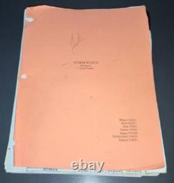 STORM WATCH (2001) Production Draft Movie Script Color Revisions Call Sheets