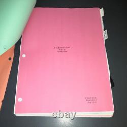 STORM WATCH (2001) Production Draft Movie Script Color Revisions Call Sheets