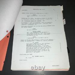 STORM WATCH (2001) Production Draft Movie Script Color Revisions Call Sheets