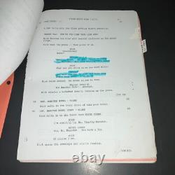 STORM WATCH (2001) Production Draft Movie Script Color Revisions Call Sheets