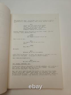 STUDENT EXCHANGE / Will Davies 1987 TV Movie Screenplay, Walt Disney Pictures
