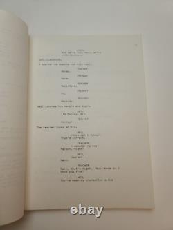 STUDENT EXCHANGE / Will Davies 1987 TV Movie Screenplay, Walt Disney Pictures