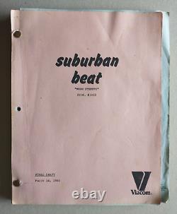 SUBURBAN BEAT (1985) Original TV Movie Script / Dee Wallace, Shelley Fabares