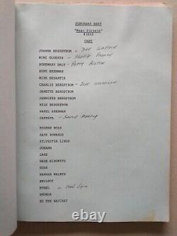 SUBURBAN BEAT (1985) Original TV Movie Script / Dee Wallace, Shelley Fabares