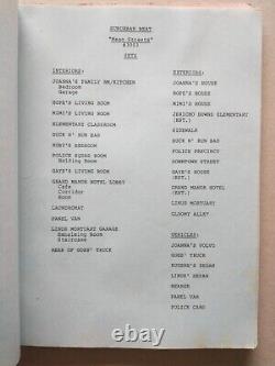 SUBURBAN BEAT (1985) Original TV Movie Script / Dee Wallace, Shelley Fabares