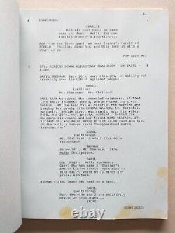 SUBURBAN BEAT (1985) Original TV Movie Script / Dee Wallace, Shelley Fabares