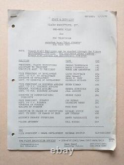 SUBURBAN BEAT (1985) Original TV Movie Script / Dee Wallace, Shelley Fabares